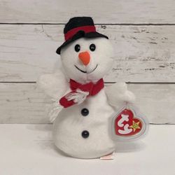 Ty Beanie Babies Snowball the Snowman PVC