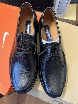 Men Leather Shoes, Size 9(40), Made In Colombia