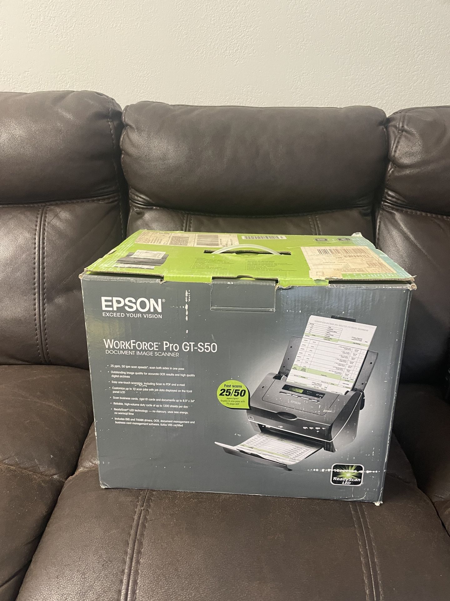 Epson Workforce Pro GT-S50 Color Scanner / Brand New