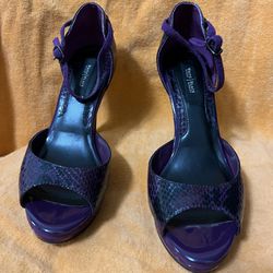 Avalon Purple PumpStrappy Ankle Sandal Pumps Size 7.5