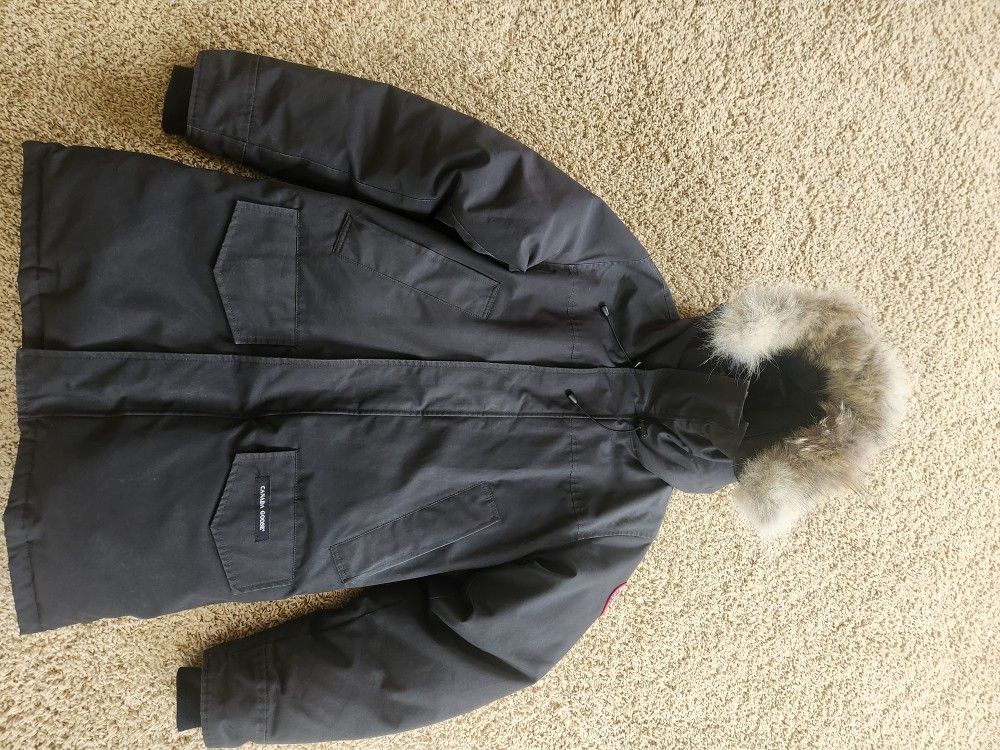 Canada Goose Langford Parka Fur Hooded Down Jacket