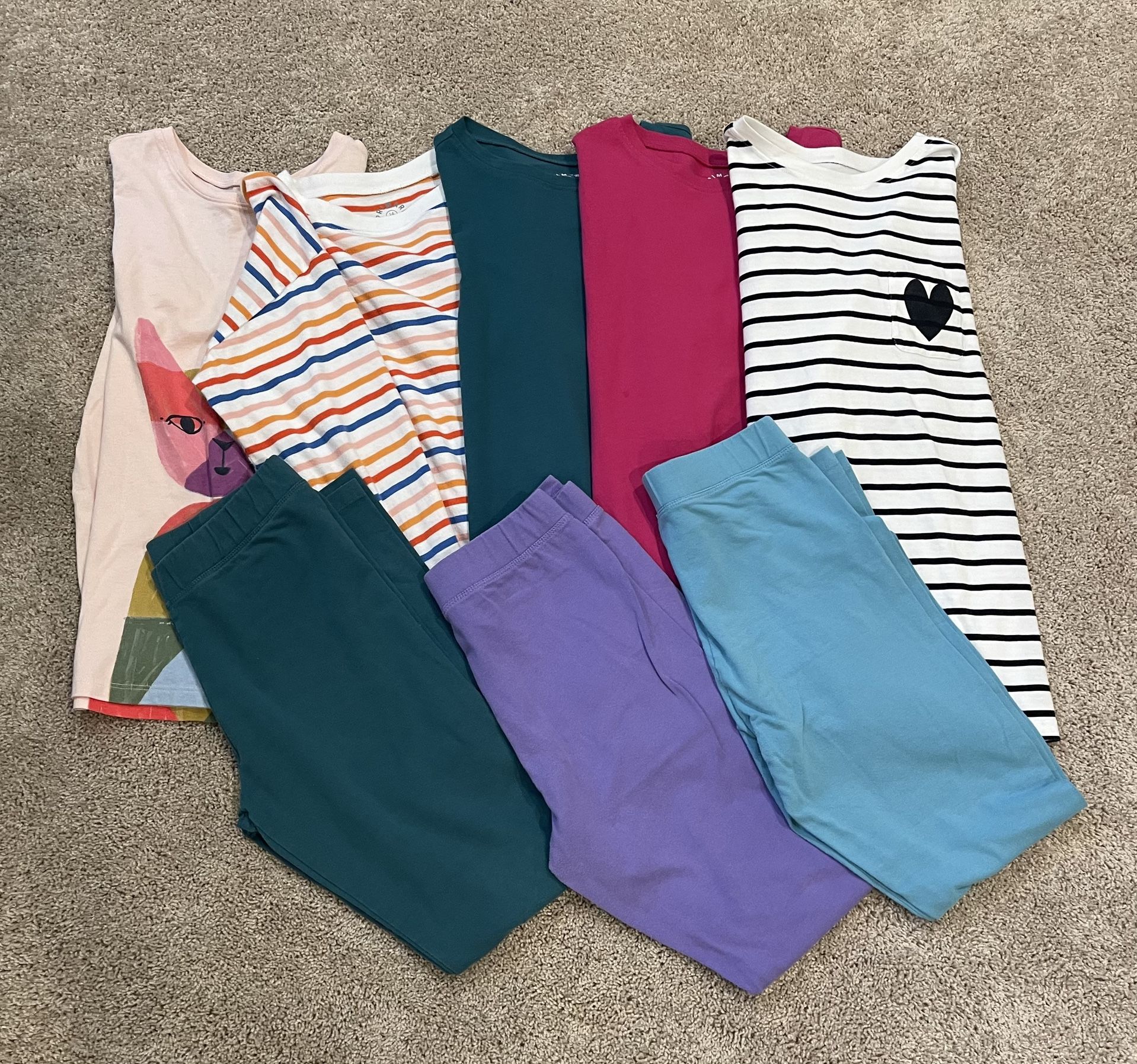 Primary Clothing Sz 14 Long sleeve Tops & Leggings Vguc