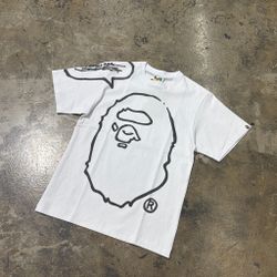 BAPE A Bathing Ape Graphic T-Shirt White