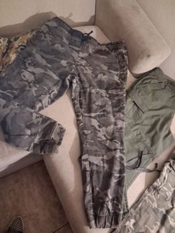 Camo Cargo Jogger Pants size XL