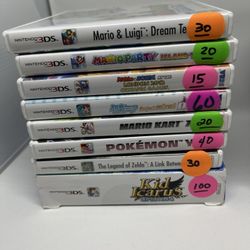 Nintendo 3DS ~ DS Games !!! ~ Pokémon ~ Zelda ~ Super Mario !!