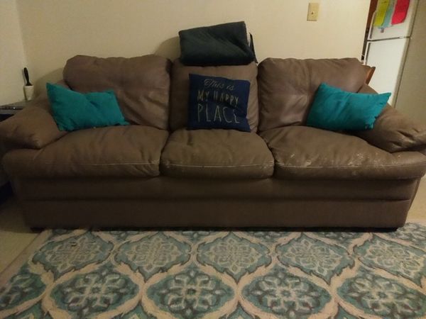 Gray Leather Couches Furniture Row For Sale In Killeen Tx Offerup
