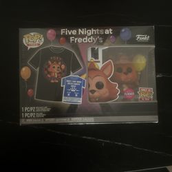 Funko Pop & Tee Shirt Five Nights At Freddys Balloon Foxy