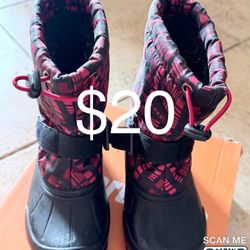 Northside Frosty Insulated Winte Snow Boots For Girls  And Boys With Rugged Water Resistant Nylon Upper,  Size-12