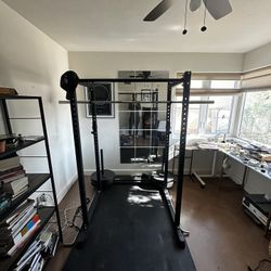 Titan Squat Rack And Weights/barbell