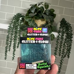 Nee Doh Nice Cube Glitter & Glow