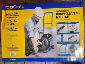 BrassCraft Music Wire Machine Auger [⅜-in.dia × 75-ft.L] BC3020... NUEVO_NEW $400 PRECIO FIJO_FIRM PRICE