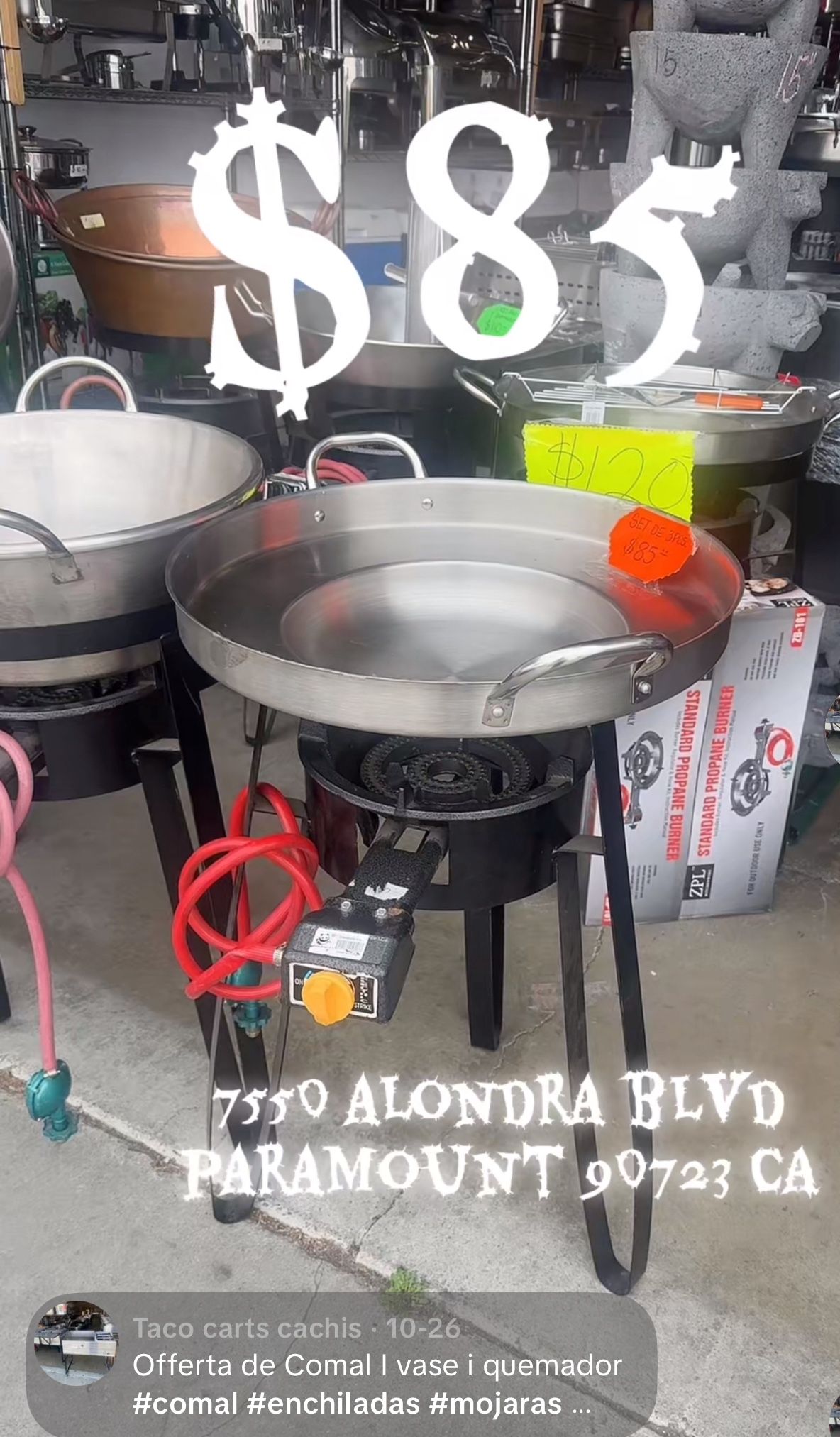 Nuevo Comal I Vase I Quemador En Offerta