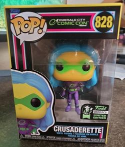 Funko Pop! Crusaderette 828 Blacklight Limited Edition Emerald City Comicon