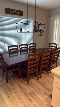 Large dining room table
