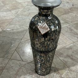 Mosaic Disco Vase