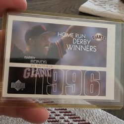 Barry Bonds 03 Upper Deck Fortyman '96 Home Run Derby Winner Baseball Card 