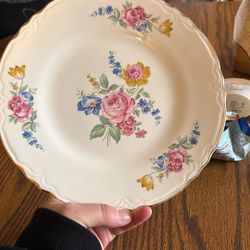 Pretty Flower Plates