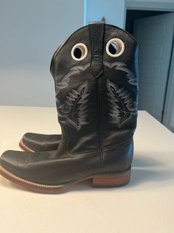 Original Michele Men's Sz 9 Ee Cowboy Boots Black | Color: Black |