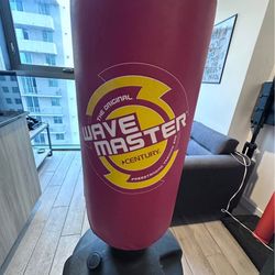 Wave master standing punching bag