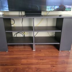 TV STAND  52" X 15.5" X 23"  Good Condition Storage Space Living Room Home