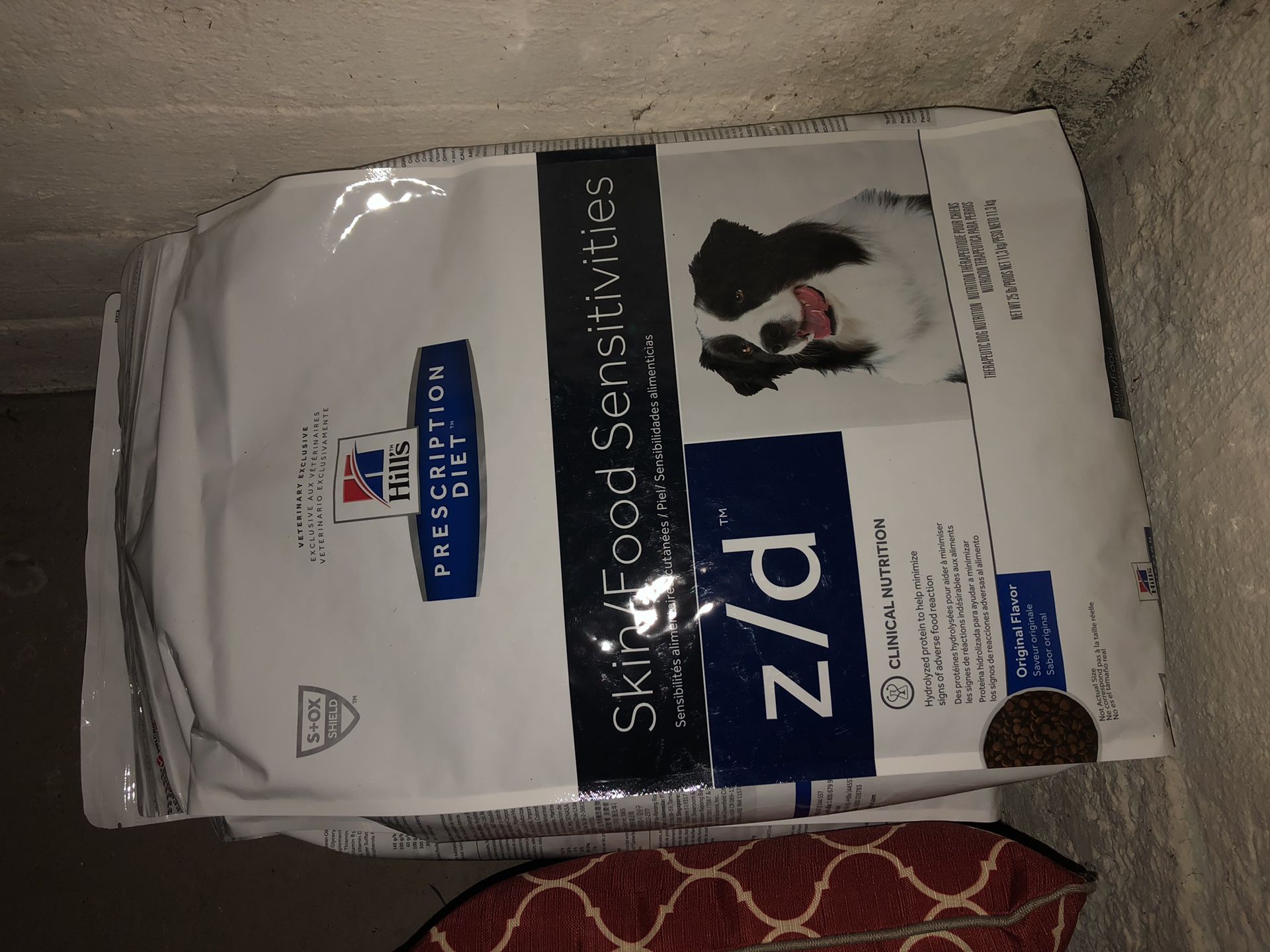 DOG FOOD HILLS Prescription Diet- Z/D (4 25 pound bags)