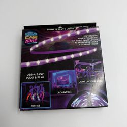Car VibeZ UV LED Light Strip 11.5ft USB Remote Interior Accent Kit