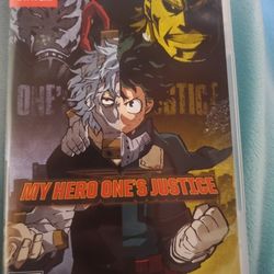 My Hero One's Justice Nintendo Switch. 