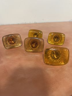 Vintage - Mid Century Modern - Miller Brothers Bakelite Style Drawer Pulls