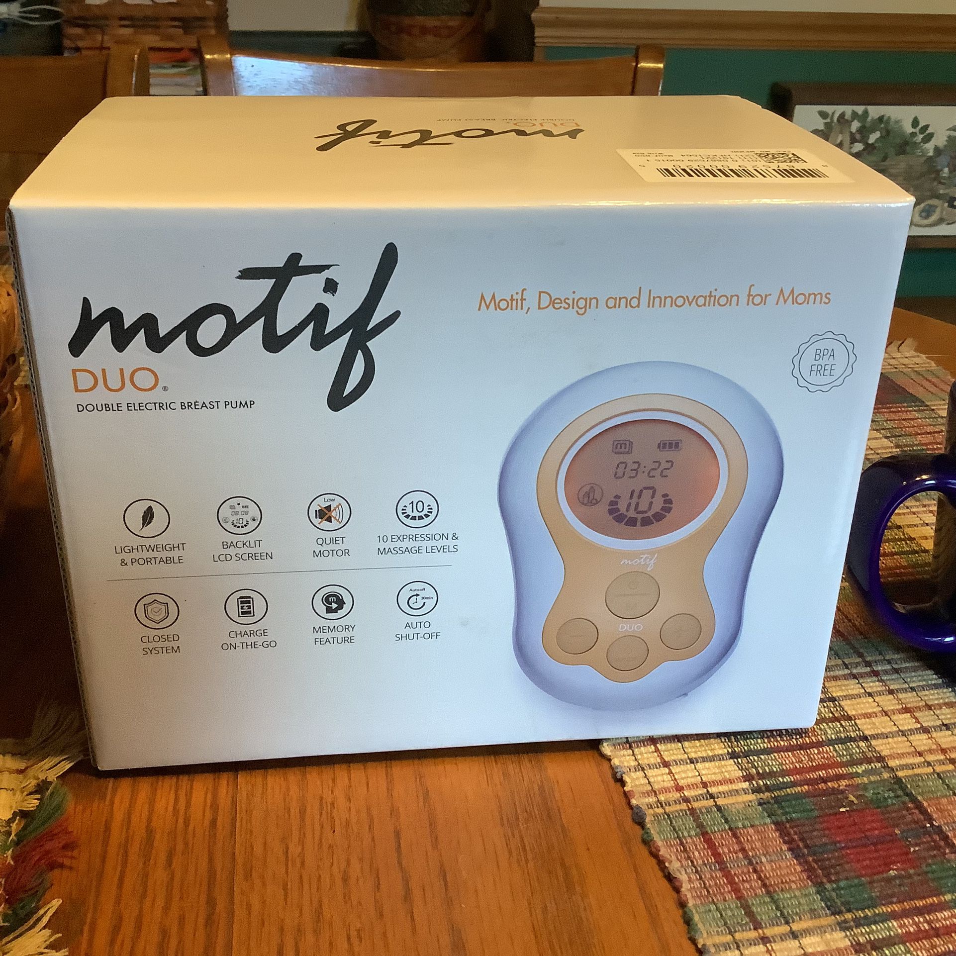New Motif Duo Double Electric Breast Pump MD-20.2 Brand NEW