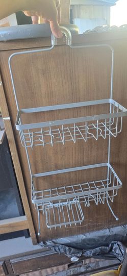 Shower hanging basket 2ftHx1ftw $12