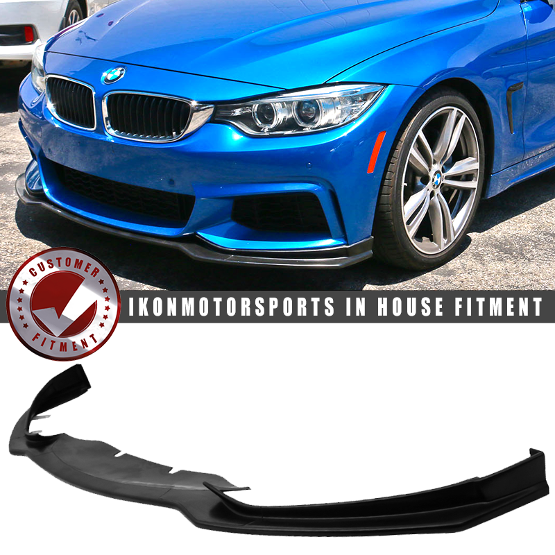 Fits 2014-2020 BMW F32 F33 F36 4-Series M Sport E Style Front Bumper Lip Spoiler PU