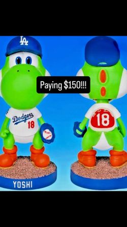 Buying Dodgers Yoshi Bobble head