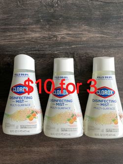 Clorox disinfecting