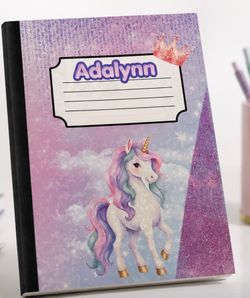 Personalized composition book