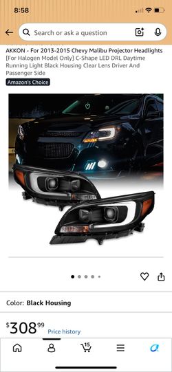 2013-2015 Chevy Malibu Projector Headlights