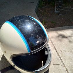 Motorcycle Helmet 1970's 