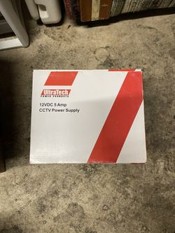UltraTech 12VDC 5 Amp CCTV Power Supply
