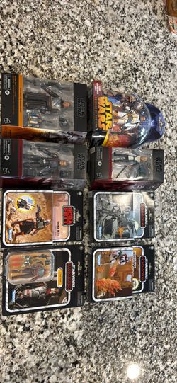 Star Wars Hasbro & Kenner Action Figures- Lot of 8 BRAND NEW