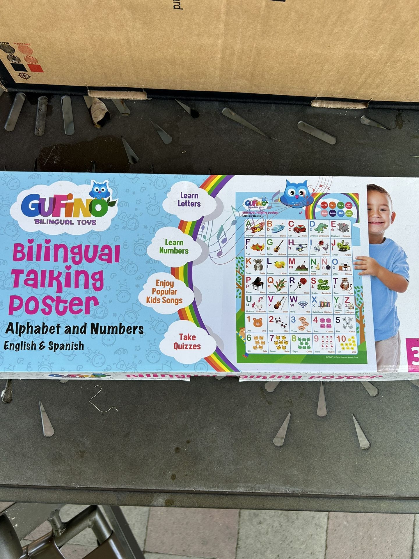 Alphabet Wall Chart - Bilingual Toys