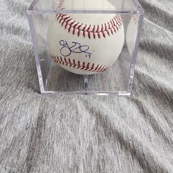 AJ Ellis Signed Baseball