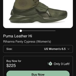 Rihanna Shoes fenty 6.5