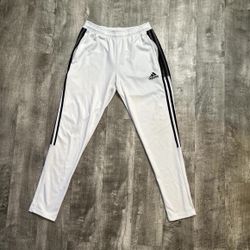 adidas white sweatpants