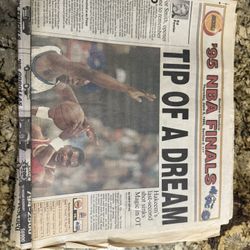 1994/1995 Houston Newspapers - Rockets/Astros