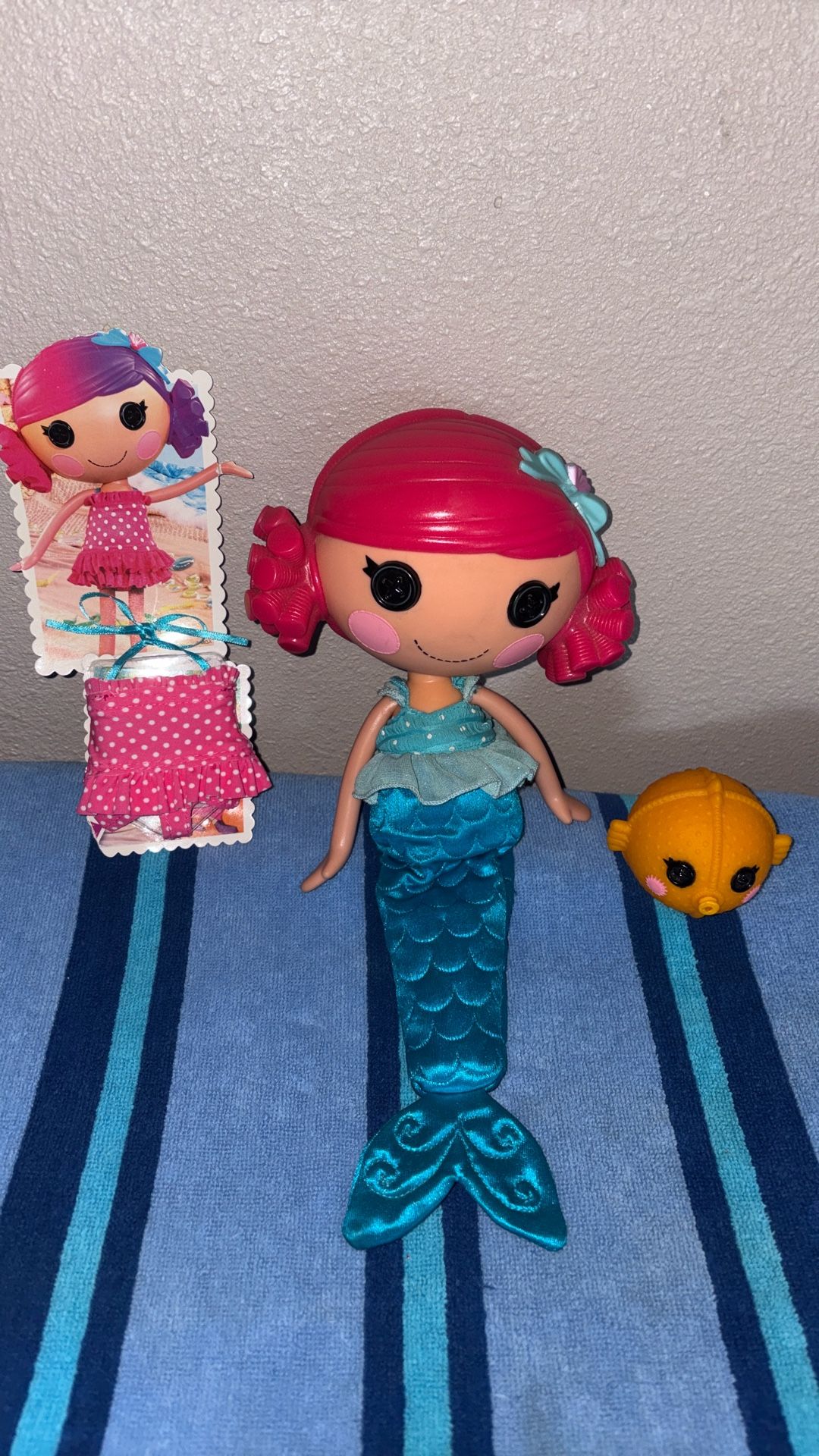 Lalaloopsy Doll Sew Magical Mermaid & New Bathing Suit and Pet