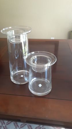 2 Vintage PartyLite Illusion Tealight Candle Holders.