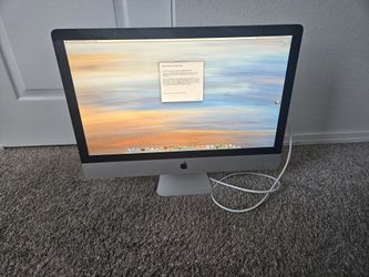 2009 Apple iMac Desktop Core 2 Duo 27-inch & Wired Keyboard
