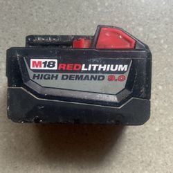 Milwaukee M18 HD 9.0 Battery