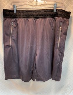 Arizona Jean Co. grey athletic mesh shorts w/ metal zippered pockets Men’s L/G