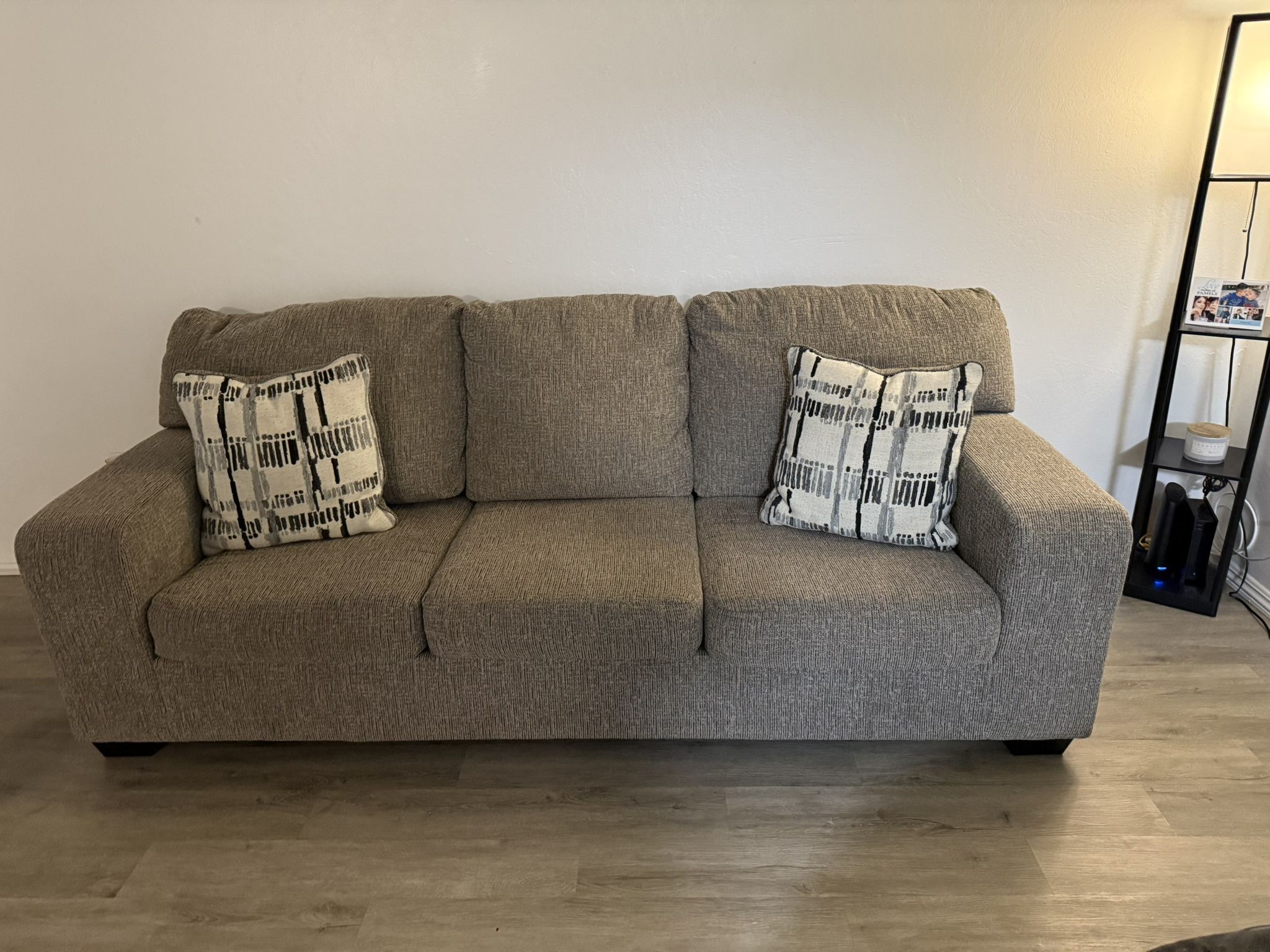 Comfortable Couch With Decorative Pillows