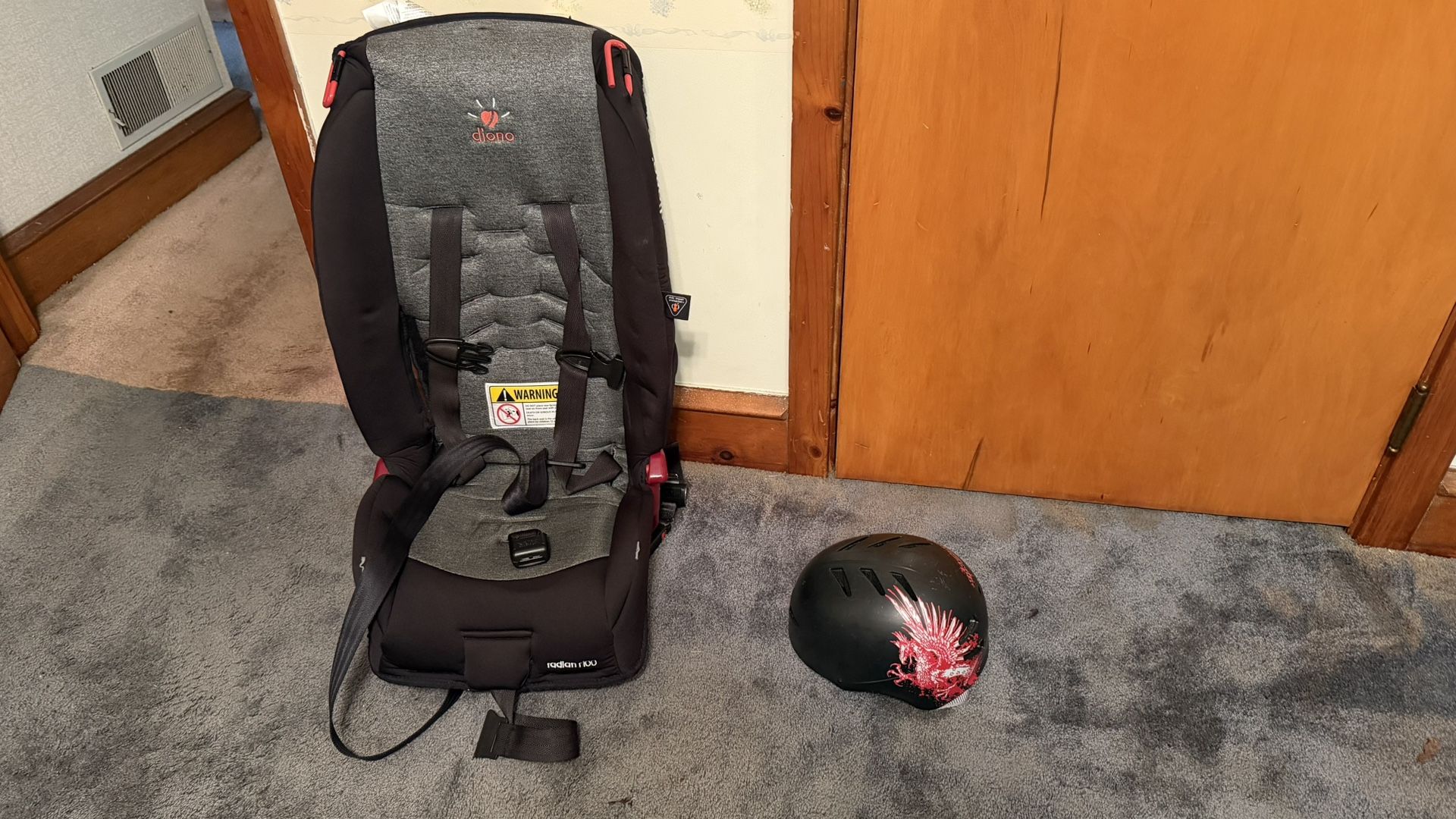 Baby Car Seat And Helmet
